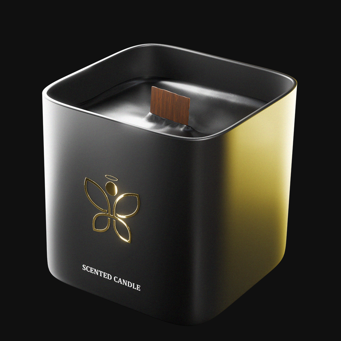 Golden Bloom Candle