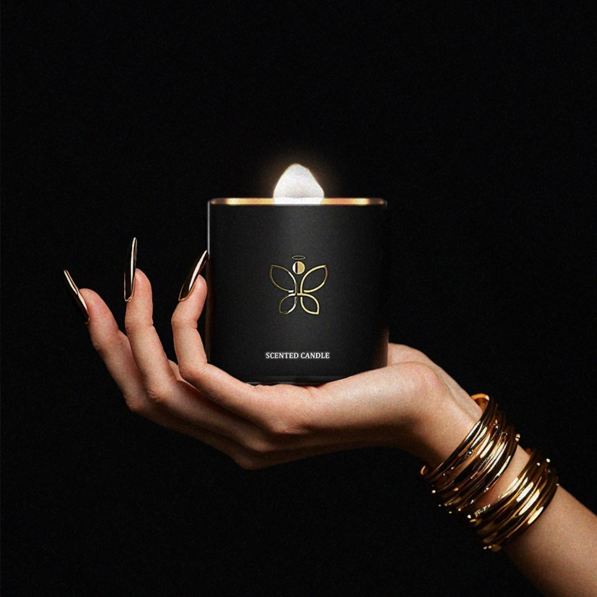 Golden Bloom Candle
