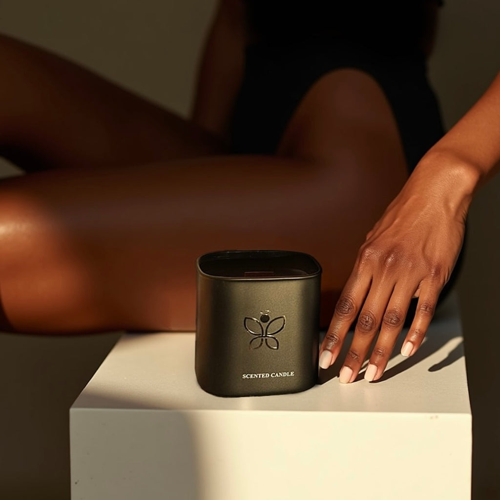 Golden Bloom Candle